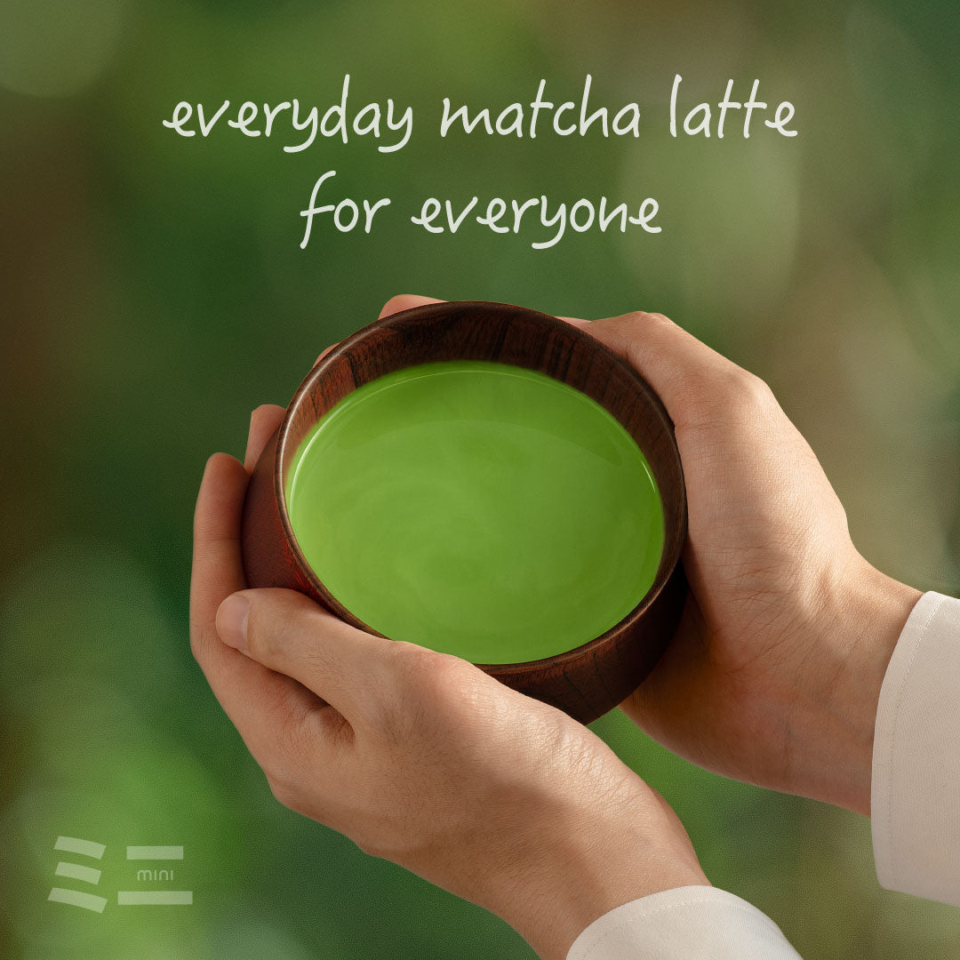 mini ミニ matcha latte