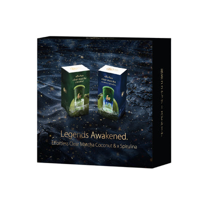Peace 和 Effortless Clear Matcha Coconut & Spirulina (Box Set)