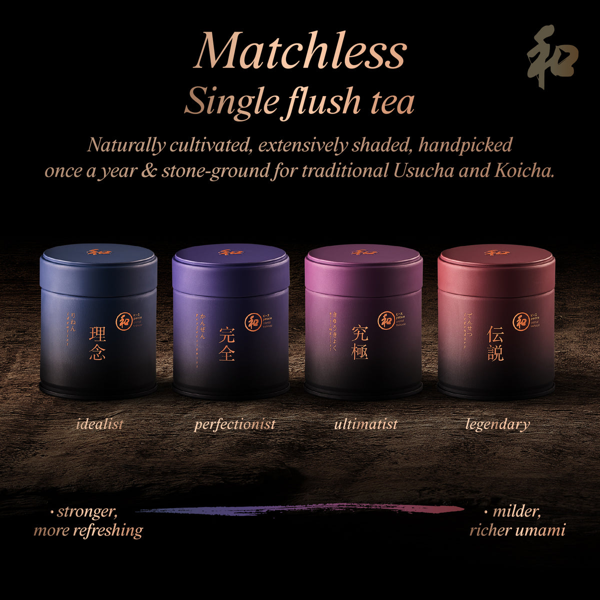 Peace 和 legendary Matcha