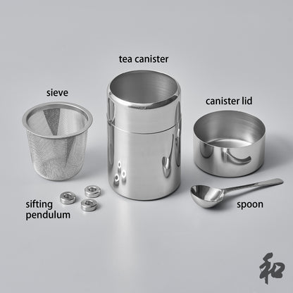 Peace 和 Matcha sieve can M