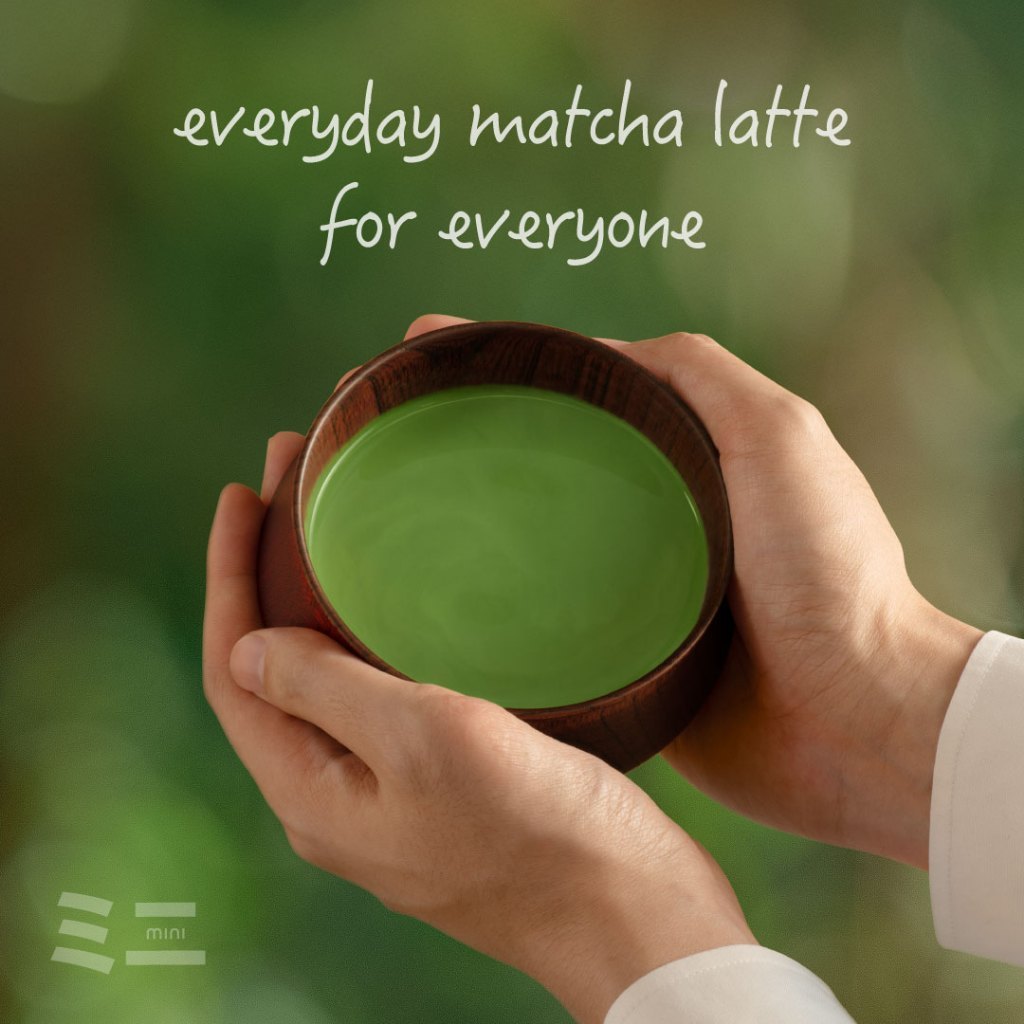 mini ミニ matcha latte